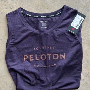Peloton Agility Scoop Muscle Tank in Purple